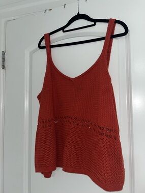 Old Navy Crochet Knit Tank Top